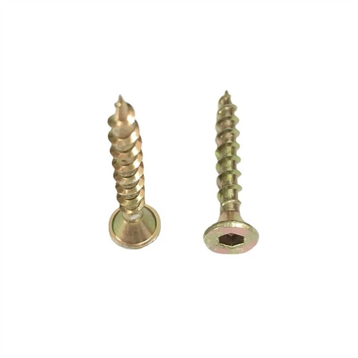 wholesale 7*70 Zinc Plated Carbon Steel Confirmat Screws